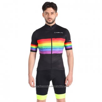 2022 Cycling Jersey Nalini Multicolore Short Sleeve And Bib Short