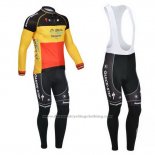 2013 Cycling Jersey Omega Pharma Quick Step Champion Belgium Long Sleeve and Bib Tight