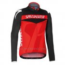 2016 Cycling Jersey Specialized Ml Black and Red Long Sleeve and Bib Tight