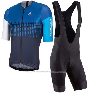 2017 Cycling Jersey Nalini Velodromo Blue Short Sleeve and Bib Short