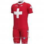 2020 Cycling Jersey Switzerland Short Sleeve And Bib Short