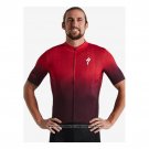 2021 Cycling Jersey Specialized Deep Red Short Sleeve And Bib Short