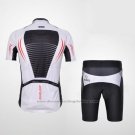 2010 Cycling Jersey Nalini Black and White Short Sleeve and Bib Short