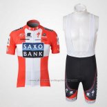 2010 Cycling Jersey Saxo Bank Champion Denmark Short Sleeve and Bib Short