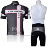 2011 Cycling Jersey Cannondale Gray Short Sleeve and Bib Short