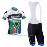 2013 Cycling Jersey Garmin Sharp Champion South Africa Short Sleeve and Bib Short