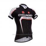 2014 Cycling Jersey Fox Cyclingbox Deep Black Short Sleeve and Bib Short