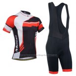 2014 Cycling Jersey Monton Red and Black Short Sleeve and Bib Short