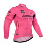 2015 Cycling Jersey Giro d'Italia Pink Long Sleeve and Bib Tight