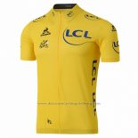 2016 Cycling Jersey Tour de France Yellow Short Sleeve and Bib Short