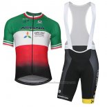 2018 Cycling Jersey Astana Champion Italy Short Sleeve and Bib Short
