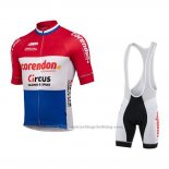 2019 Cycling Jersey Sptgrvo Red White Blue Short Sleeve and Bib Short