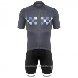 2020 Cycling Jersey De Marchi Gray Short Sleeve And Bib Short