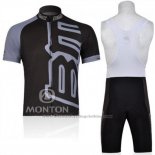 2011 Cycling Jersey BMC Black Short Sleeve and Bib Short
