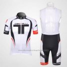 2011 Cycling Jersey Castelli White Short Sleeve and Bib Short