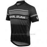 2016 Cycling Jersey Pearl Izumi Black and Gray Short Sleeve and Bib Short