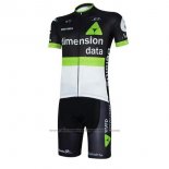 2017 Cycling Jersey Dimension Data White and Black Short Sleeve and Bib Short