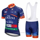 2018 Cycling Jersey Vini Fantini Deep Blue Short Sleeve and Bib Short