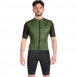 2022 Cycling Jersey Campagnolo Green Short Sleeve and Bib Short