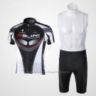 2010 Cycling Jersey Nalini Black Short Sleeve and Bib Short
