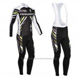 2013 Cycling Jersey Cannondale Black Long Sleeve and Bib Tight