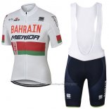 2017 Cycling Jersey Bahrain Merida Champion Bielorusso Short Sleeve and Bib Short