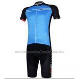 2017 Cycling Jersey Nalini Blue Short Sleeve and Bib Short