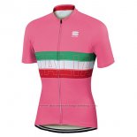 2017 Cycling Jersey Sportful Champion Italy Red Short Sleeve and Bib Short