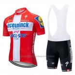 2019 Cycling Jersey Deceuninck Quick Step Champion Switzerland Short Sleeve and Bib Short