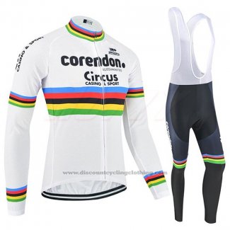 2019 Cycling Jersey UCI World Champion Corendon Circus Long Sleeve and Bib Tight