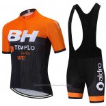 2020 Cycling Jersey BH Templo Orange White Black Short Sleeve and Bib Short
