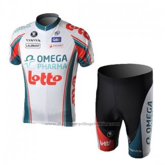 2010 Cycling Jersey Omega Pharma Lotto Champion Italy Short Sleeve and Bib Short