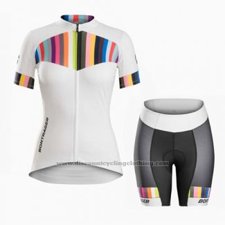 2016 Cycling Jersey Trek Orange and White Short Sleeve and Bib Short