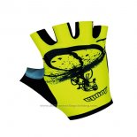 2017 Aogda Gloves Cycling Yellow and Black