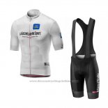 2019 Cycling Jersey Giro d'Italia White Short Sleeve and Bib Short