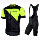 2019 Cycling Jersey Nalini Volata 2.0 Black Yellow Short Sleeve and Bib Short