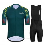 2021 Cycling Jersey Ralph Dark Green Short Sleeve And Bib Short