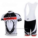 2011 Cycling Jersey Craft White and Gray Short Sleeve and Bib Short