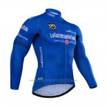 2015 Cycling Jersey Giro d'Italia Blue Long Sleeve and Bib Tight