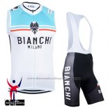 2015 Wind Vest Bianchi White and Blue