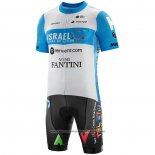2020 Cycling Jersey Israel Cycling Academy Light Blue White Short Sleeve And Bib Short