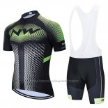 2020 Cycling Jersey Northwave Black White Green Short Sleeve and Bib Short