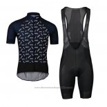 2020 Cycling Jersey POC Black Short Sleeve And Bib Short