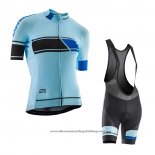 2021 Cycling Jersey Orbea Light Blue Short Sleeve And Bib Short