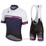 2021 Cycling Jersey Specialized Blue Short Sleeve And Bib Short