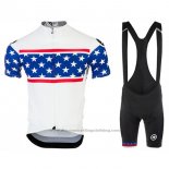 2017 Cycling Jersey Assos Champion The United States Short Sleeve and Bib Short
