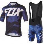 2017 Cycling Jersey Fox Ascent Comp Purple Short Sleeve and Bib Short