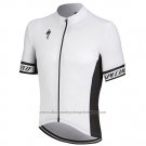 2018 Cycling Jersey Specialized White Black Short Sleeve And Bib Short