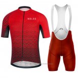 2020 Cycling Jersey NDLSS Red Short Sleeve And Bib Short