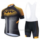 2020 Cycling Jersey Northwave Orange Black Short Sleeve and Bib Short